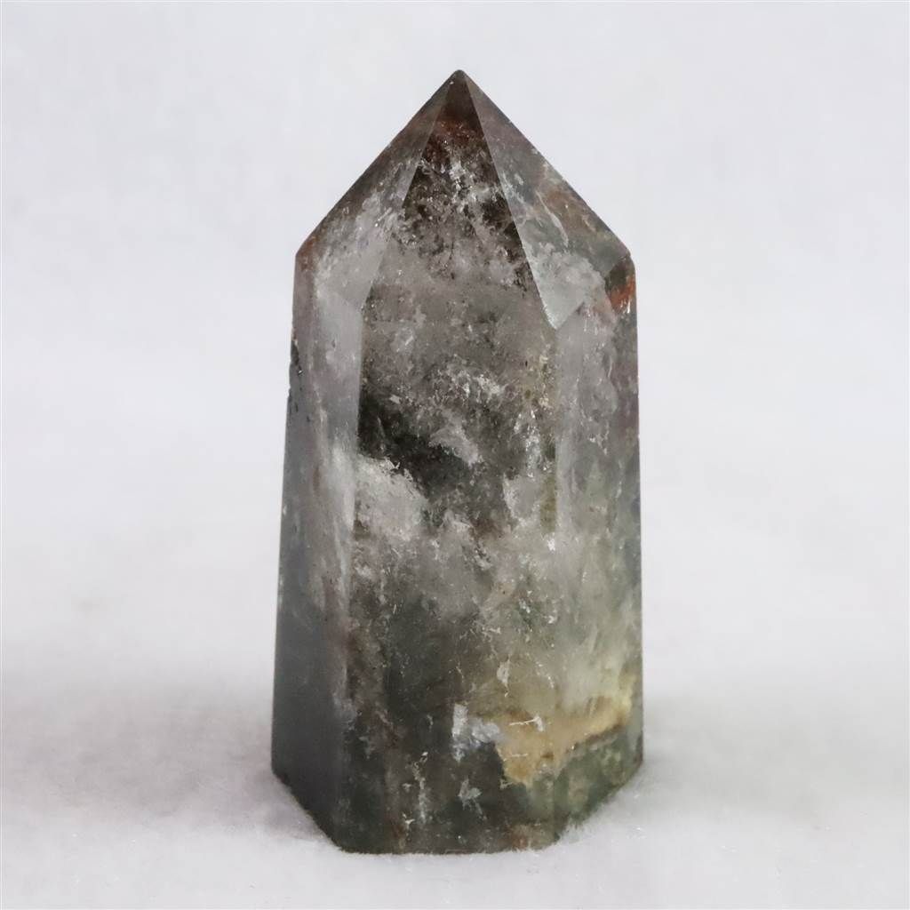 ブラジル産 龍神ガーデンクォーツ 庭園水晶 六角柱ポイント 41.6g 【榎本通商68742】