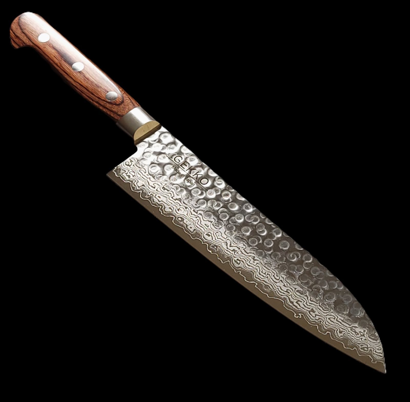 S*T様 VG10 ダマスカス 三徳包丁185mm 茶柄 G1706E 月光作 VG10 ダマスカス 三徳包丁185mm 茶柄 G1706E 月光作 - メルカリ
