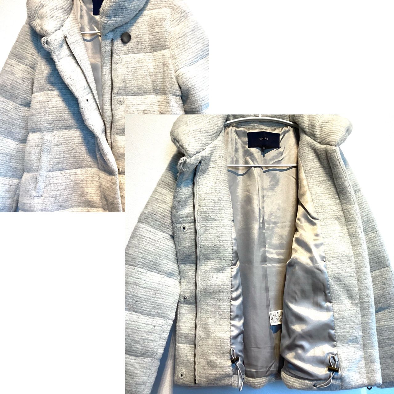 ☆美品☆ SHIPS シップス スライバーショートダウン ダウン