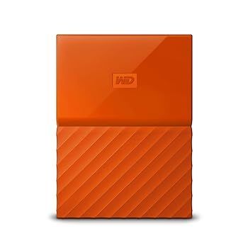 WD ポータブルHDD 2TB USB3.0 オレンジ 暗号化 パスワード保護 3 My Passport WDBS4B0020BOR-WESN