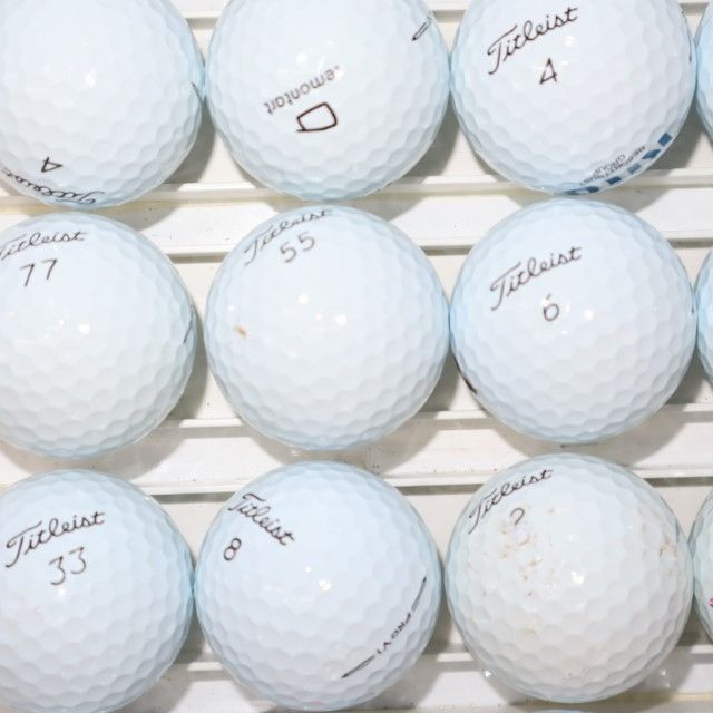 36個 2023年～2024年モデル プロV1 Bランク ホワイト タイトリスト 中古 ロストボール prov1 送料無料 36個 2023年～2024年モデル プロV1 Bランク ホワイト