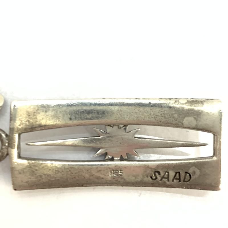 中古】SAAD サンモチーフネックレス シルバー925 △チェーン非純正