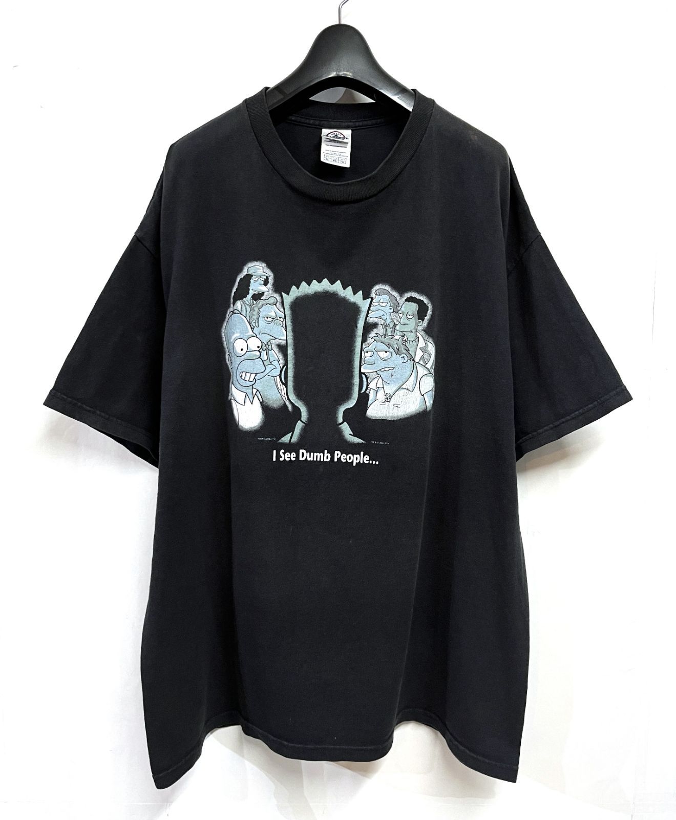 希少 00s ヴィンテージ  DELTA｜デルタ  The Simpsons Six Sense パロディ tシャツ  シンプソンズ シックスセンス