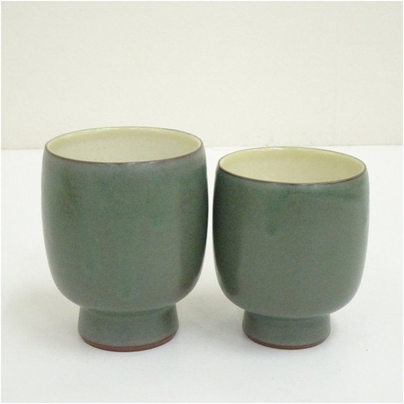 佐渡無名異焼 人間国宝 伊藤赤水造 夫婦湯呑 共箱 湯飲み 湯呑み 湯のみ おしゃれ かわいい 茶道具 茶器 来客 お茶 旅館 和風 雑貨 レトロ 食器