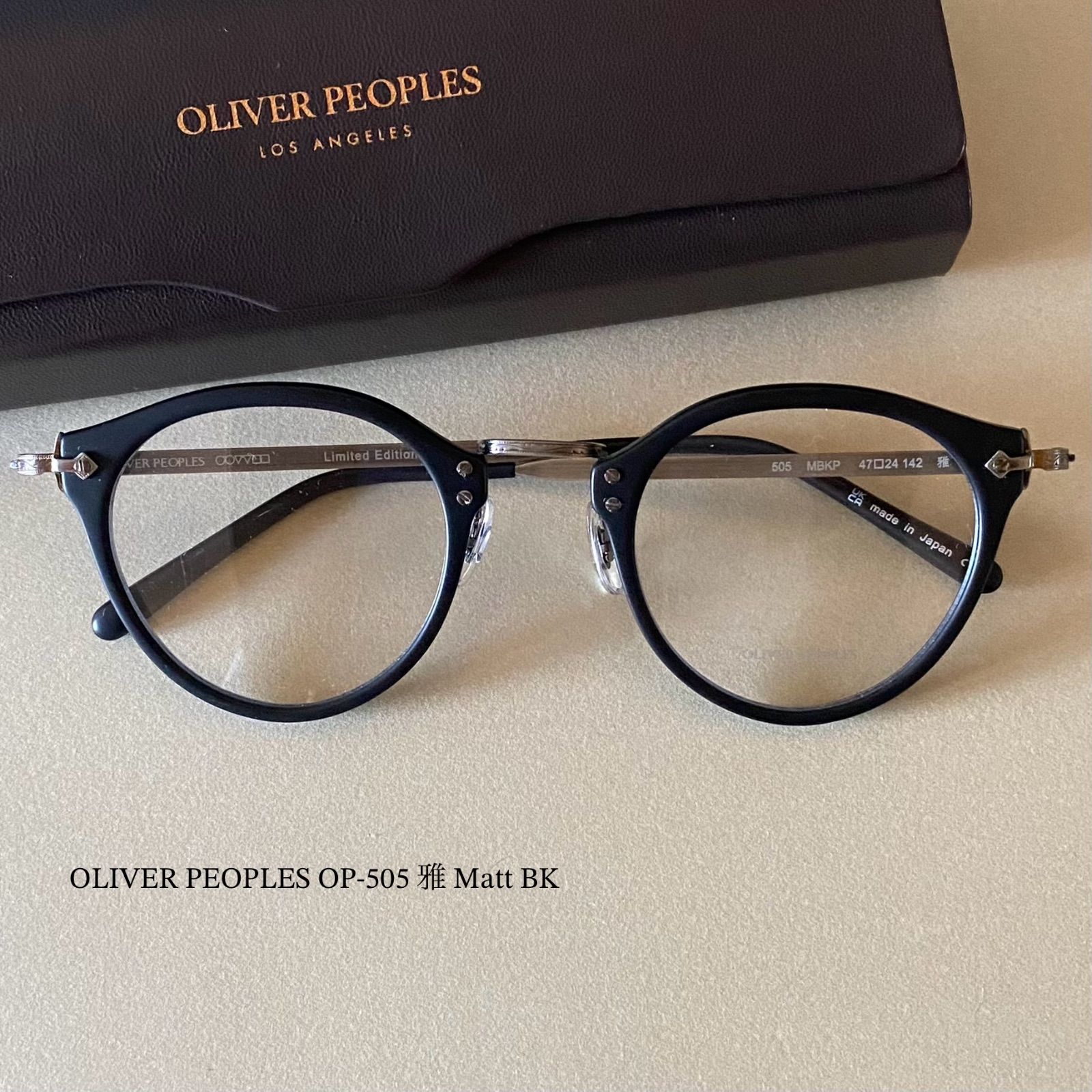 OV389 新品 OLIVER PEOPLES OP-505 雅 メガネ オリバーピープルズ - メルカリ