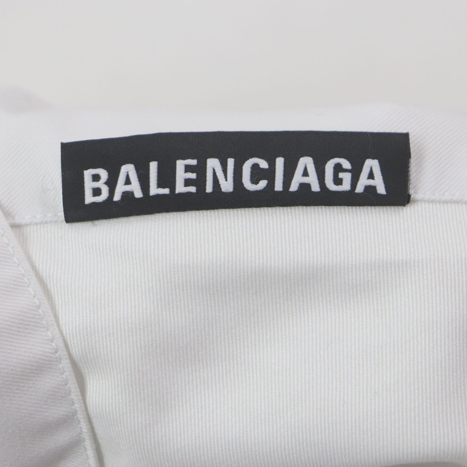 極美品▽BALENCIAGA バレンシアガ 19SS 571986 コットン100% BB 極美品▽BALENCIAGA バレンシアガ 19SS 571986 コットン100% BB