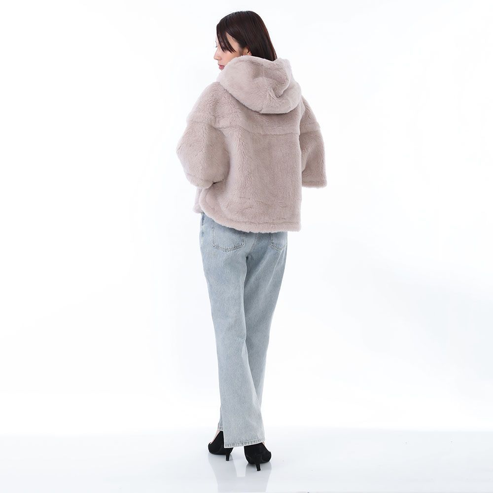 MAX MARA マックスマーラ 2524736192600 002 PETALO テディベア ケープ フード付 GULLKHAN_COM