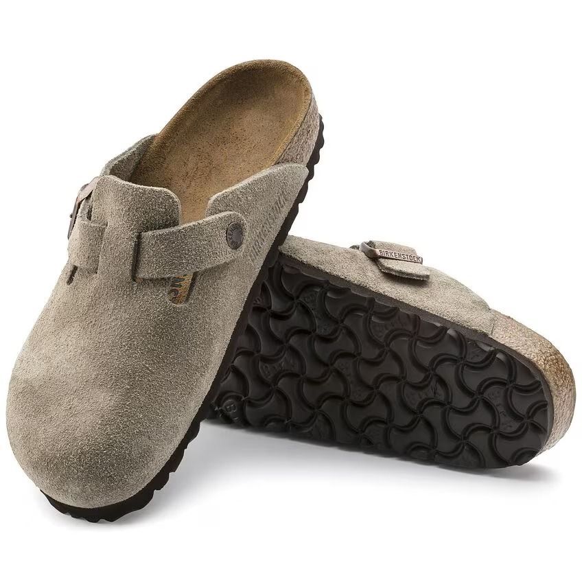 美品✨ビルケンシュトック ボストン　トープ　サンドベージュ　スエード　ナロー ビルケンシュトック トキオ スエードレザー BIRKENSTOCK Tokio