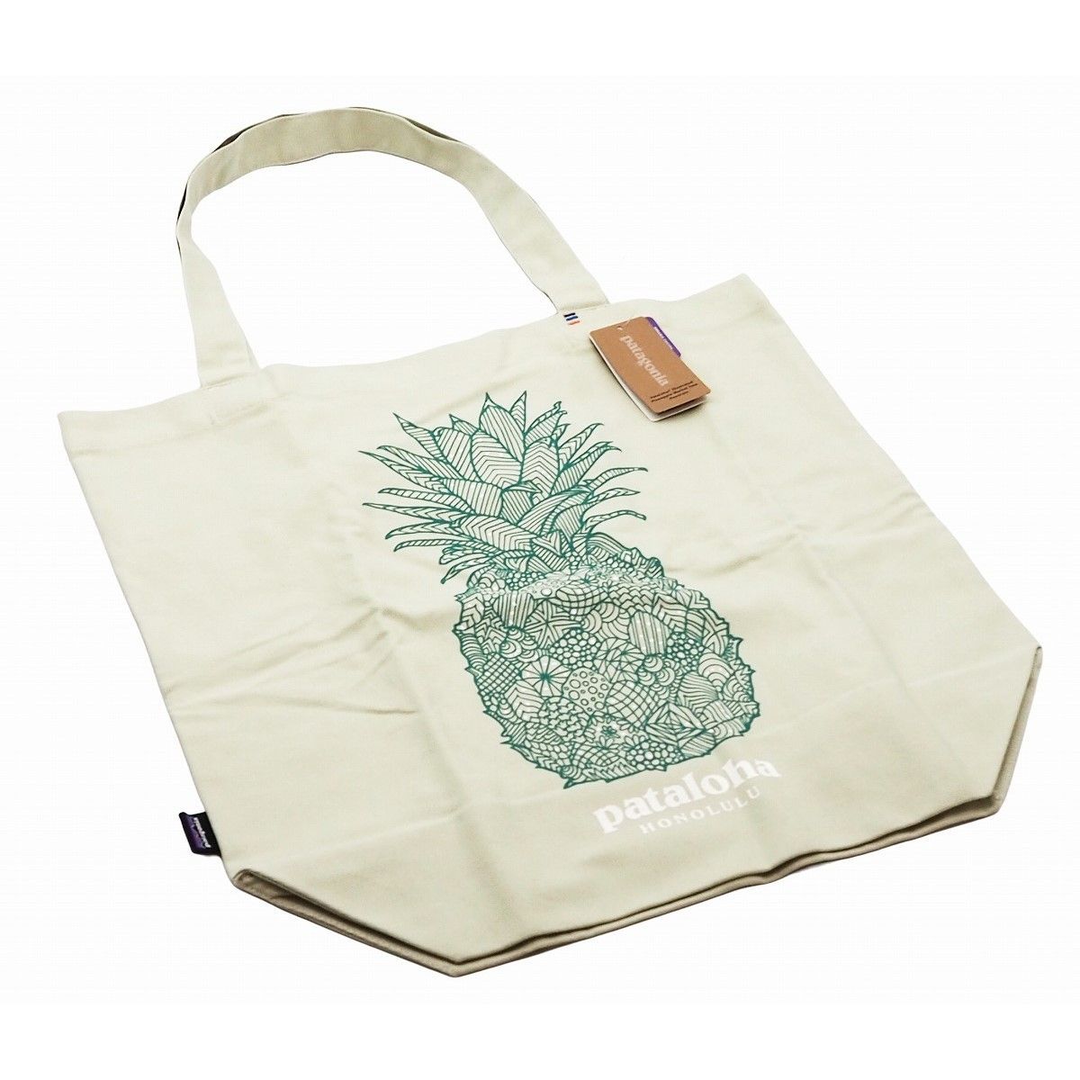 N 新品/未使用品】patagonia パタゴニア pataloha パタロハ lllustrated Pineapple Market Tote  Honolulu マーケットバッグ パイナップル アイボリー 59370 BLST FA19 ハワイ限定品 - メルカリ