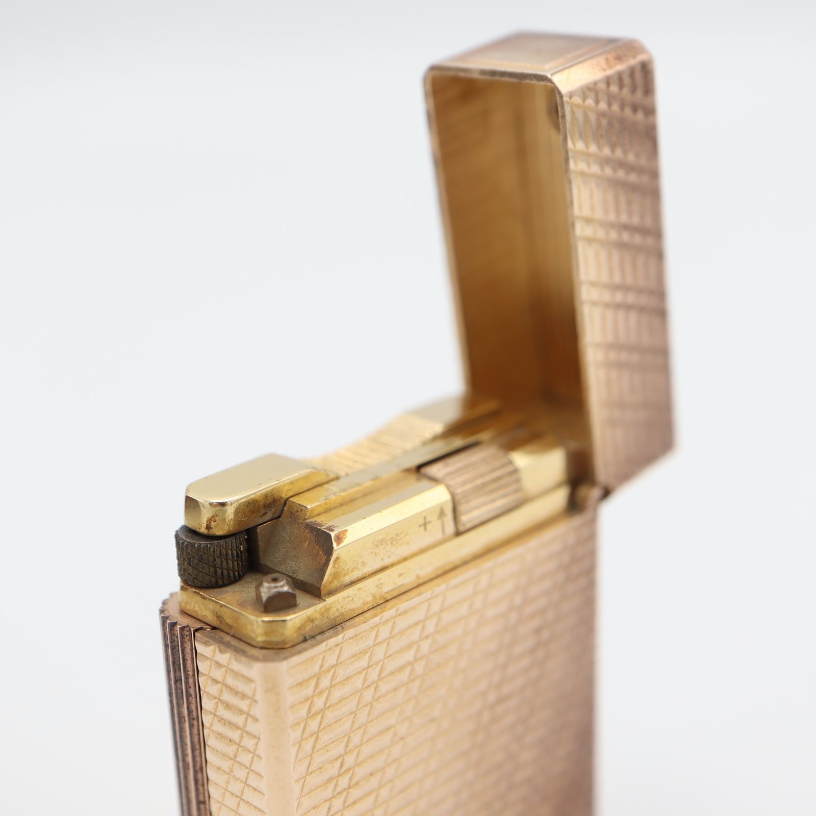 S.T. Dupont デュポン ガスライター ライン1 ショート LINE1 格子 