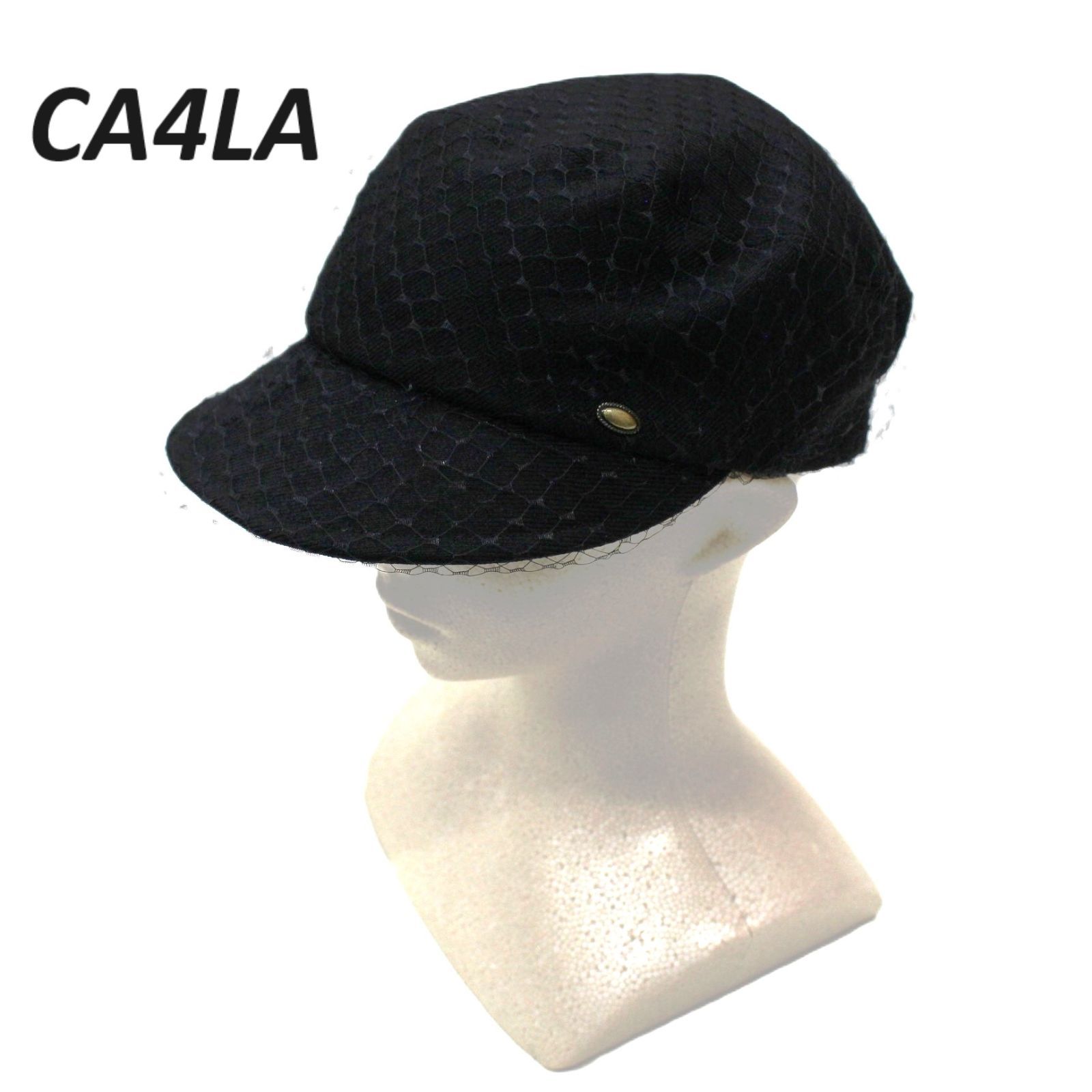 ca4la カシラ キャスケット マリン キャップ しぶい チェック