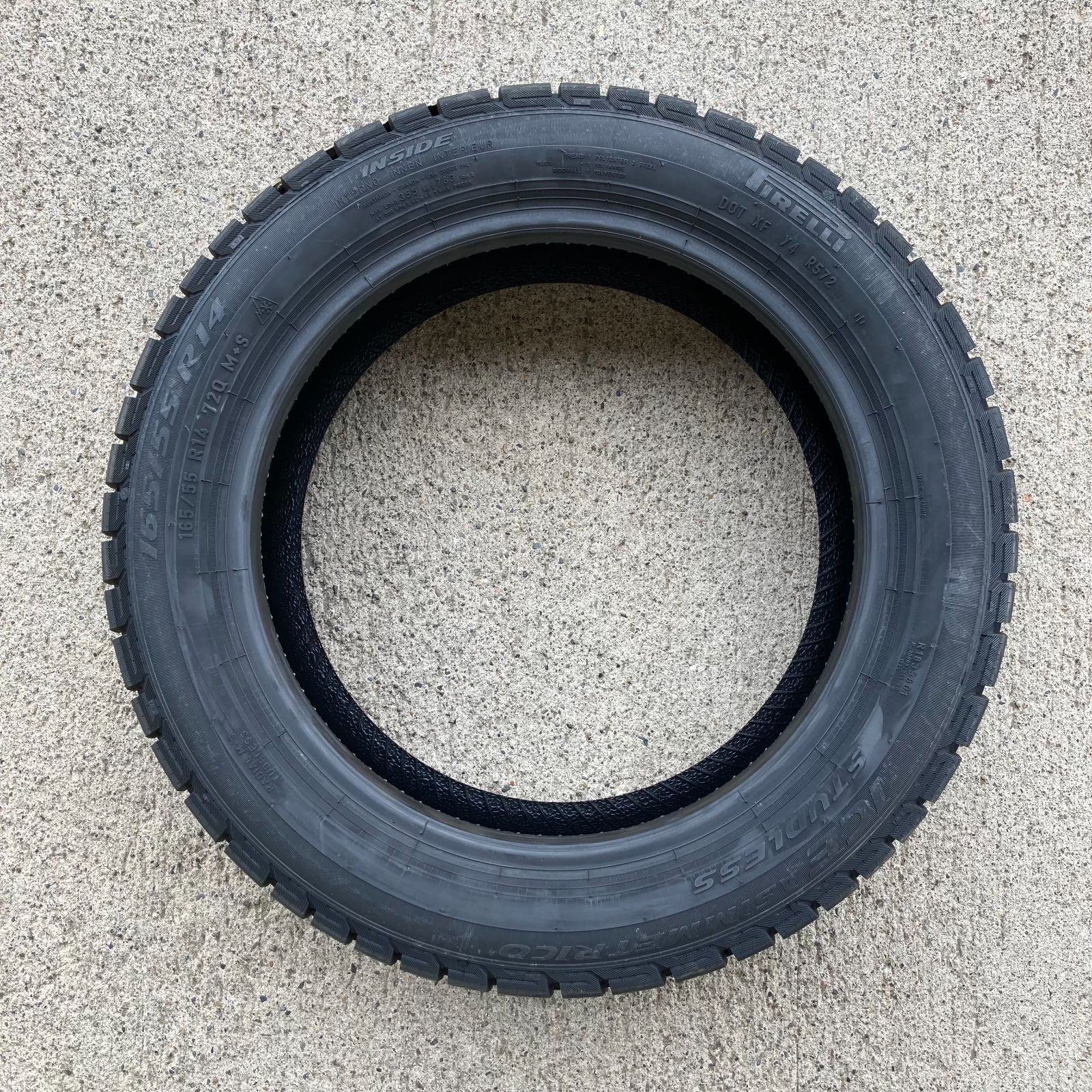 165/55R14 スタッドレスタイヤ 新品 4本セット ピレリ アイス