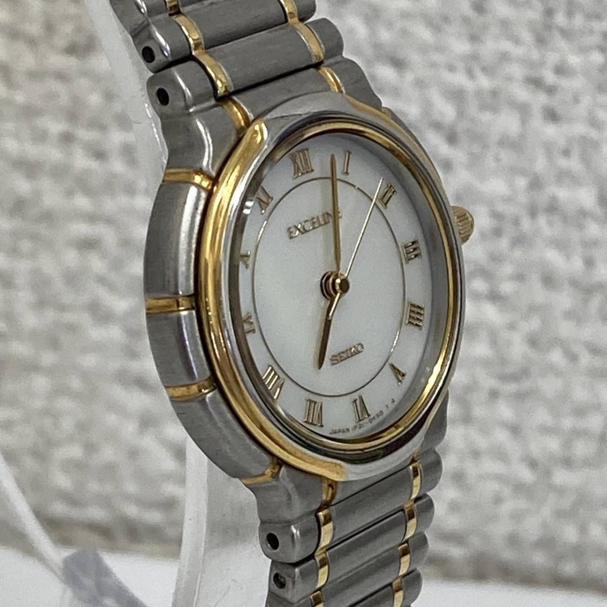 セール！ 【美品】SEIKO 腕時計 EXCELINE 1F21-0D70 銘入り