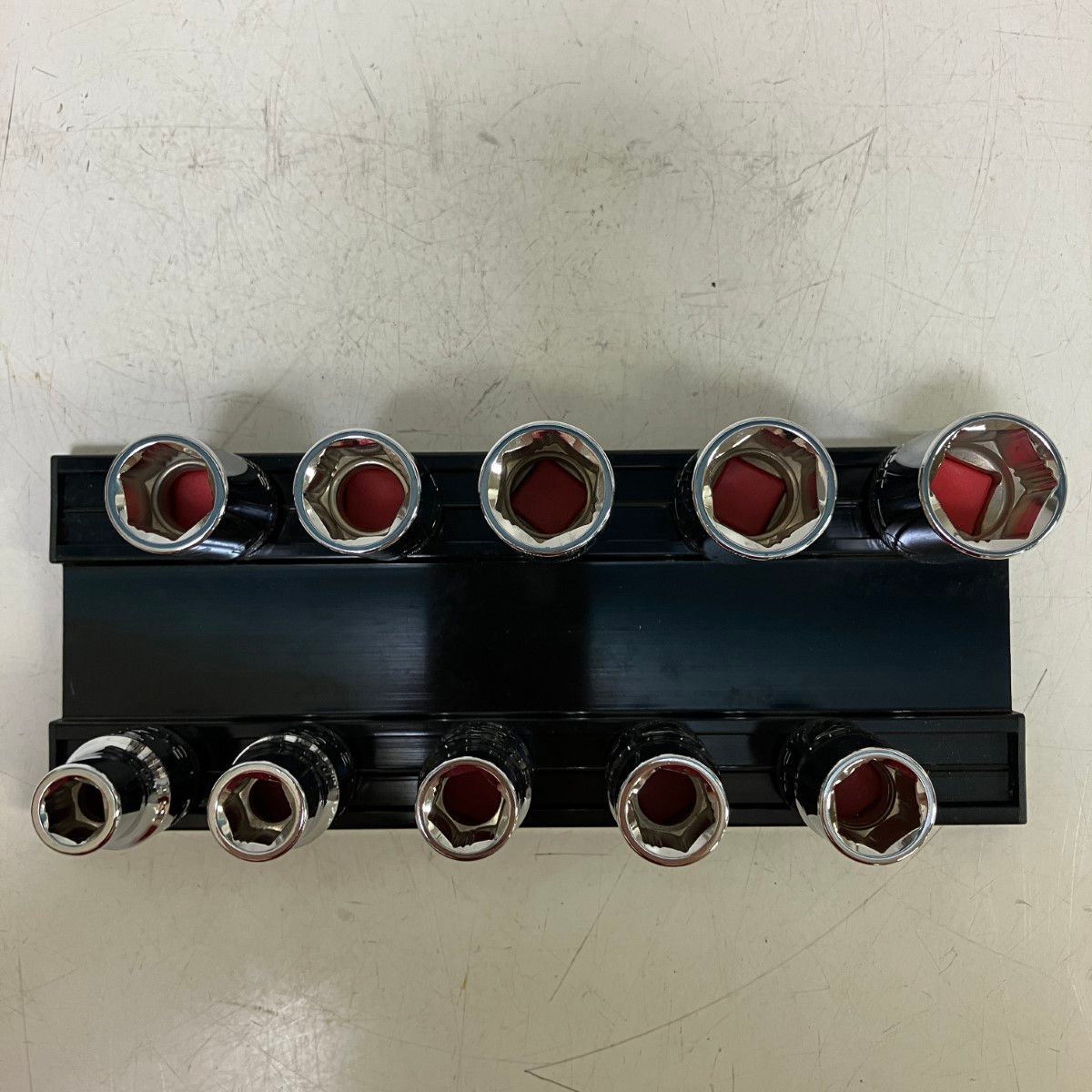 ЗЗMAC TOOLS マック 1/2inc 10-19mm 10PC ソケットセット ホルダー 外  