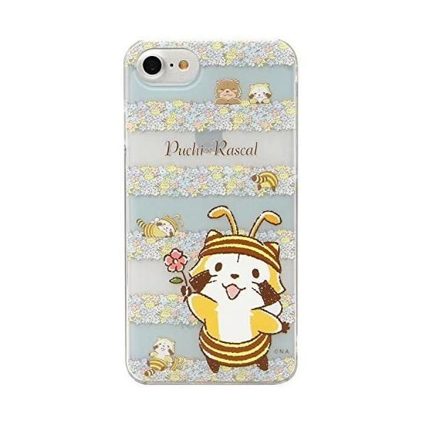 グランサンク プチラスカル みつばち iPhone7 ハードケース B.ボーダー mrs-04-mono12