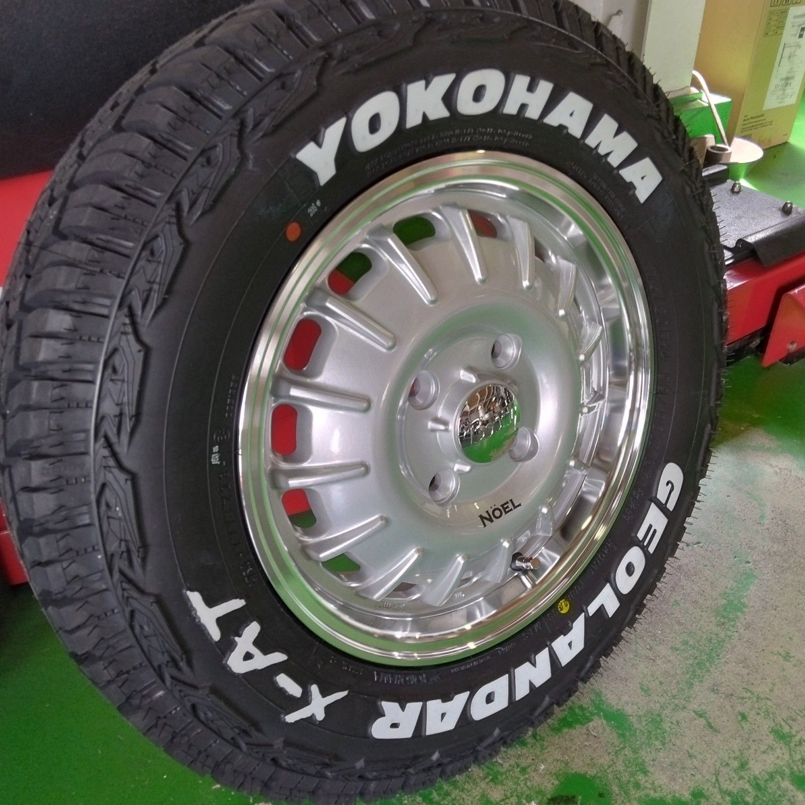 175/80R14 YOKOHAMA ジオランダー X-A/T ホワイトレター NV200 バネット デリカ D3 タイヤホイールセット 14インチ  NOEL - メルカリ