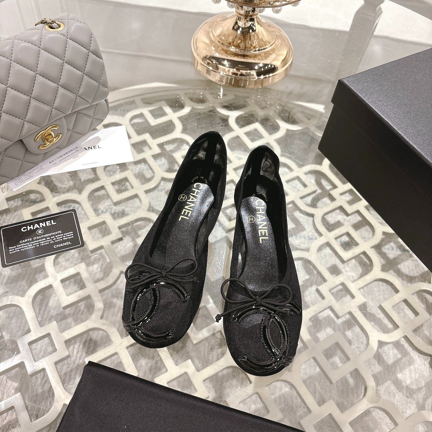 CHANEL シャネル 25A サマー バウ パンプス06