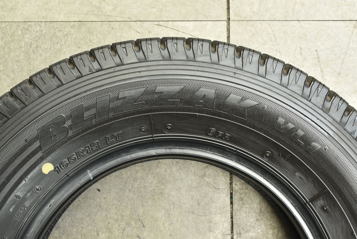 バリ溝】ブリヂストン ブリザック VL1 165R13 LT 4本セット プロ 