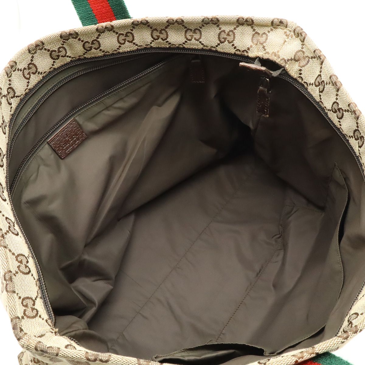 GUCCI グッチ GGキャンバス マザーズバッグ トートバッグ ラージトート