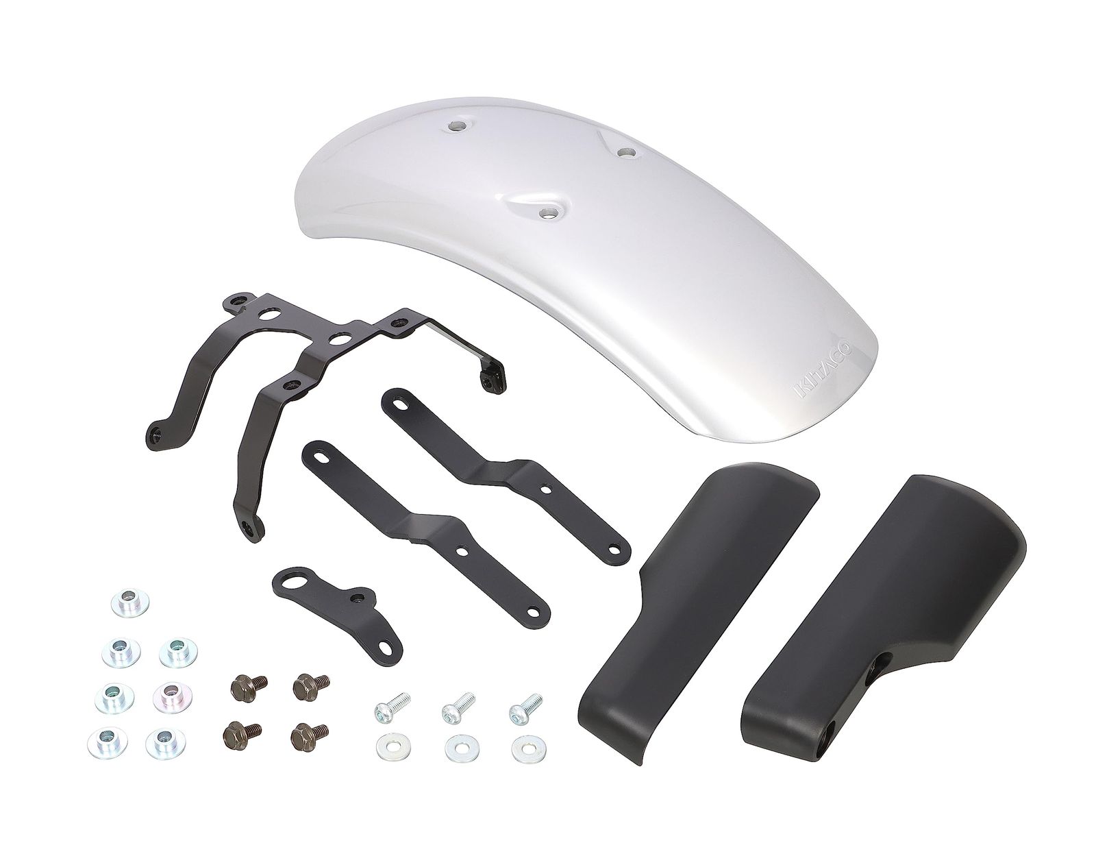 数量 キタコ KITACO フロントフェンダーキット シルバー フォークカバー付属 ダックス125 JB04 JB06 680-1320060