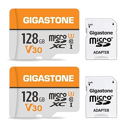 128GB Full HD 2-Pack Gigastone マイクロSDカード 128GB 2個セット SD ...