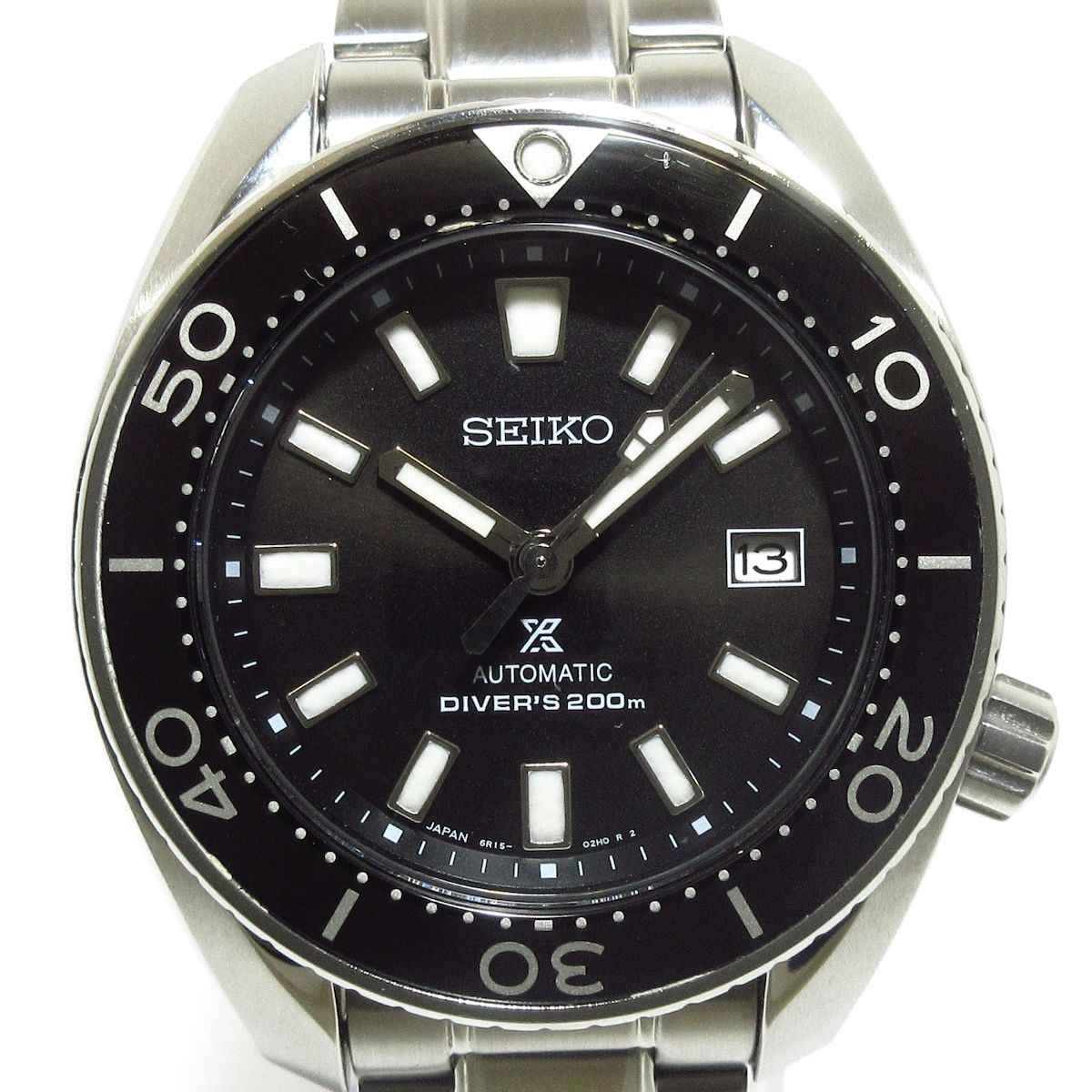 SEIKO セイコー 腕時計 PROSPEX プロスペックス 6R15-02T0 メンズ LIMITED EDITION|国産ダイバーズウォッチ50周年記念モデル|SS 黒
