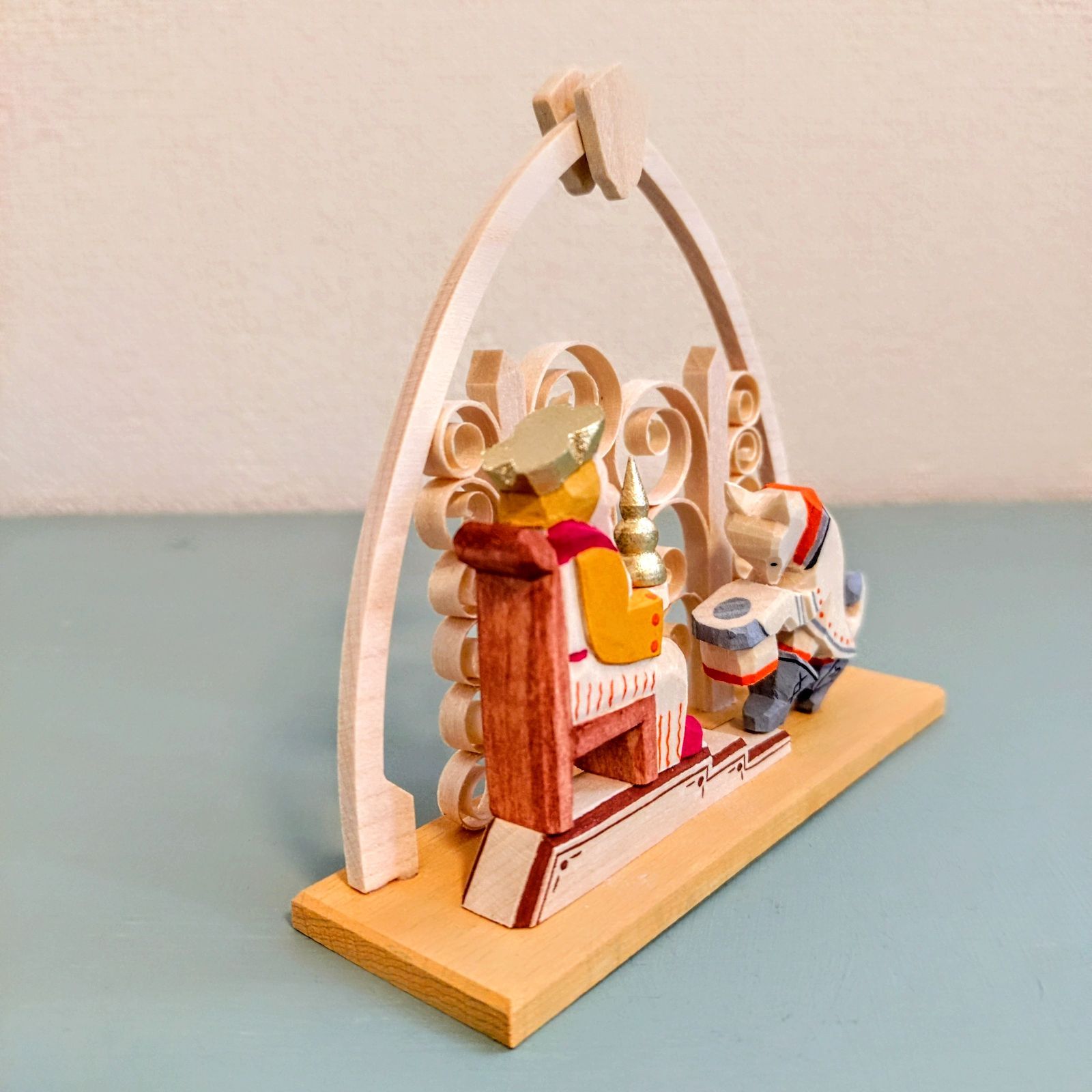 ドイツ ヘルビッヒ工房 長靴をはいた猫 ドイツ工芸品 木製 エミール・ヘルビッヒ工房 ドイツ