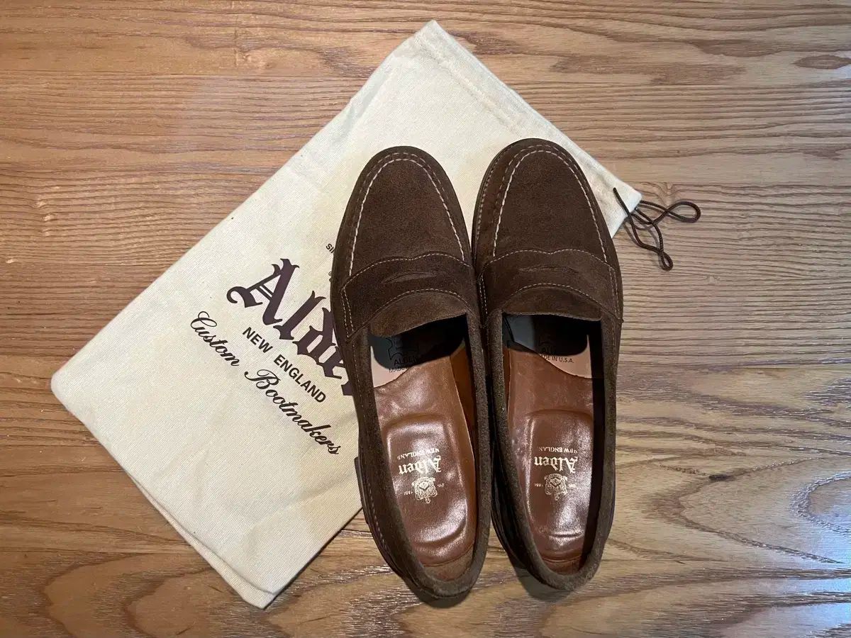 ALDEN オールデン 6243 8 5D 裏地なし ペニー ローファー 嗅ぎタバコ