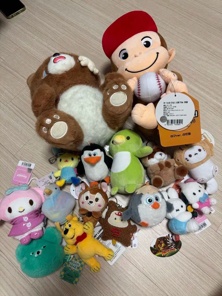 キャラクター ぬいぐるみ キーホルダー まとめ