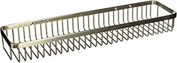 (Nickel) - Deltana WBR1851U15 Rectangular Wire Basket Bathroom Shelf