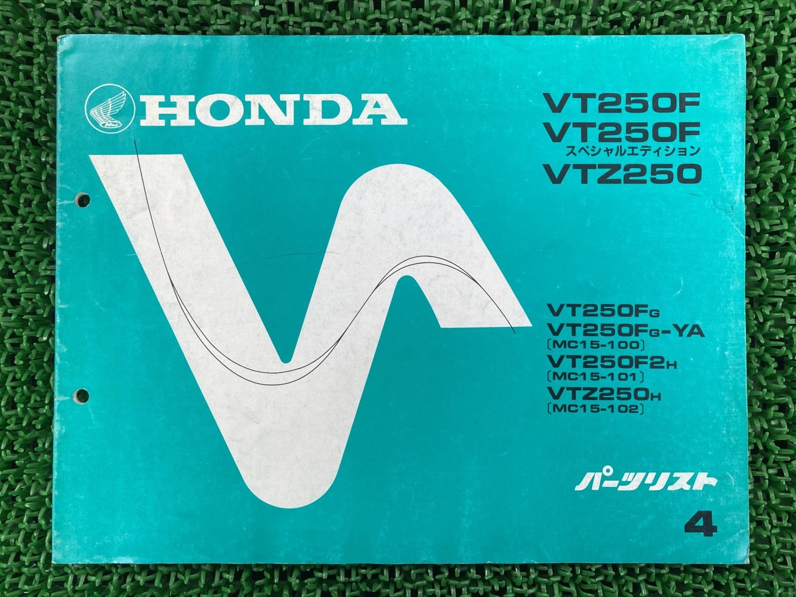 ホンダ VT250F サービスマニュアル、パーツリスト ホンダ VT250F サービスマニュアル 正規 中古 バイク 整備書