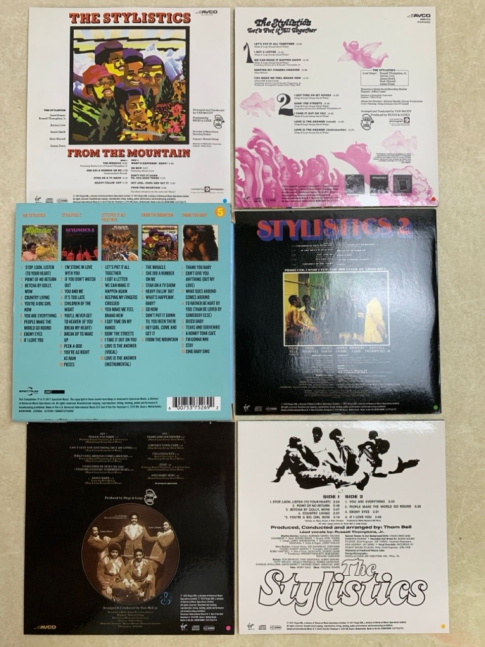 スタイリスティックス　5 Classic Albums　Stylistics The Stylistics – 5 Classic Albums – Box Set (Compilation): 5