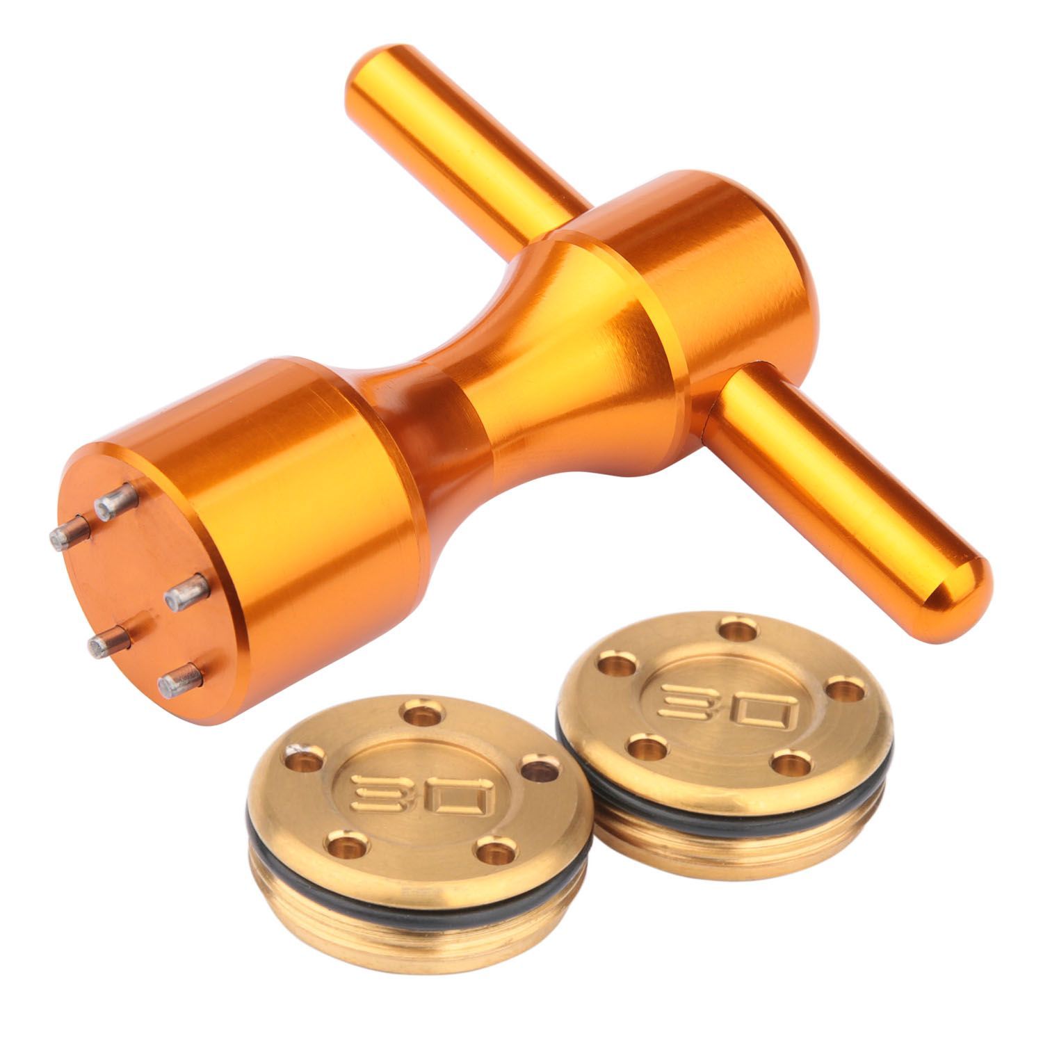 スコッティー キャメロン用 カスタムデザインウェイト 25g.30g.35g.40g取付専用レンチセット金 ゴールド 2024 NEW