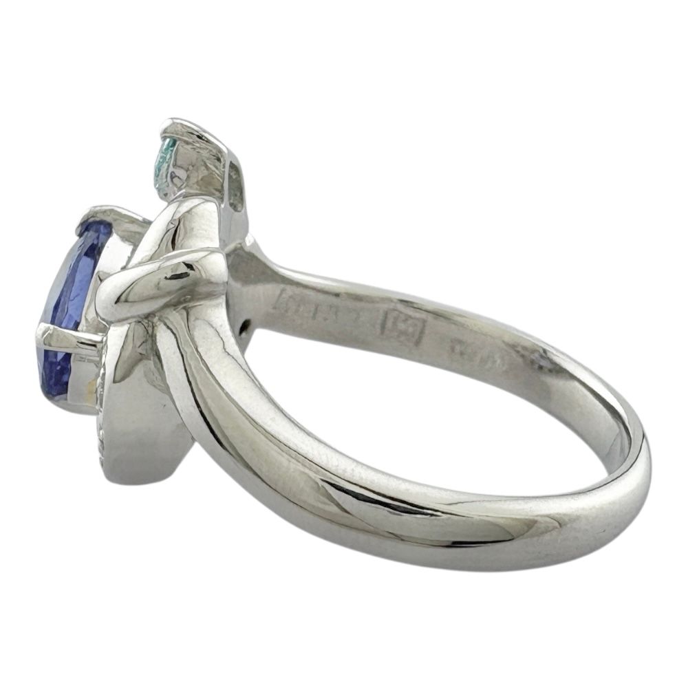 リング 指輪 12号 Pt900プラチナ タンザナイト レディース SIROKUMA-CORPORATION_COM