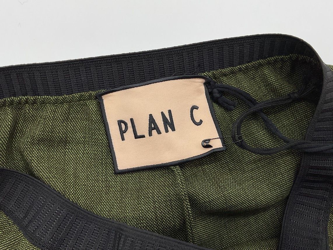 未使用 PLAN C プランC 36 グリーン イージータックワイドパンツ