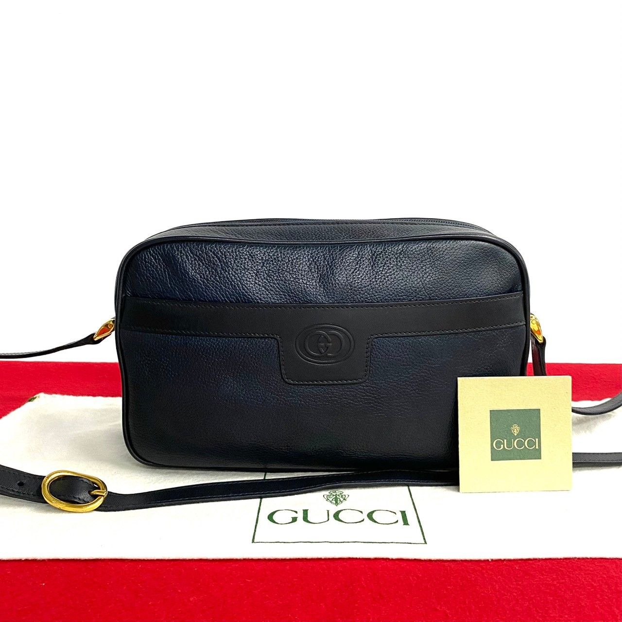 極 美品 袋付き GUCCI グッチ オールドグッチ ヴィンテージ GG