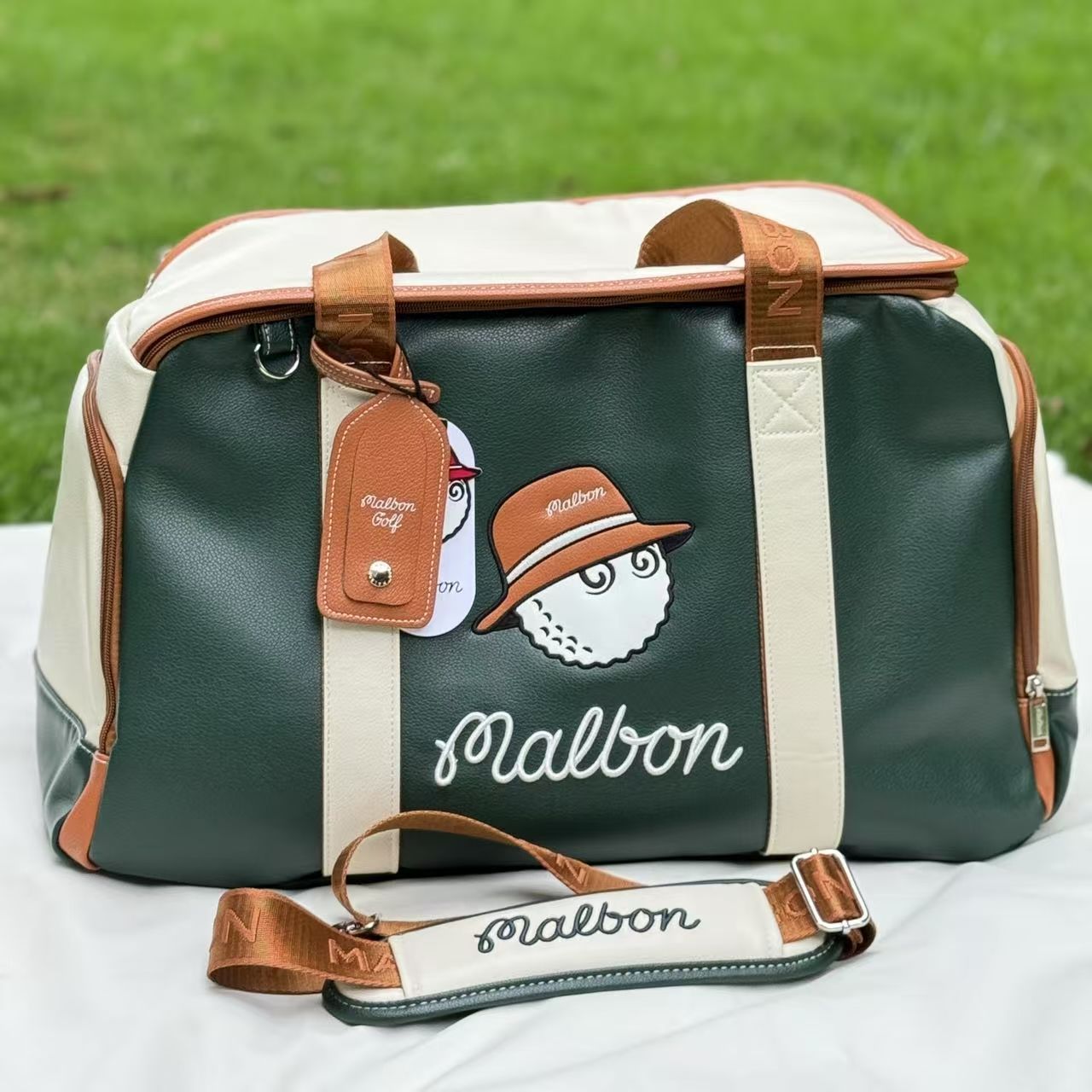 マルボン新作 Malbon ゴルフバッグ ボストンバッグ 大容量 男女兼用