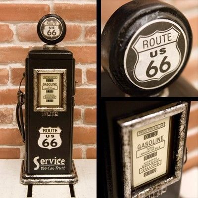 ガスポンプ マルチキャビネット ROUTE66 アメリカン雑貨 収納 ディスプレイ 店舗 アンティーク レトロ ルート66