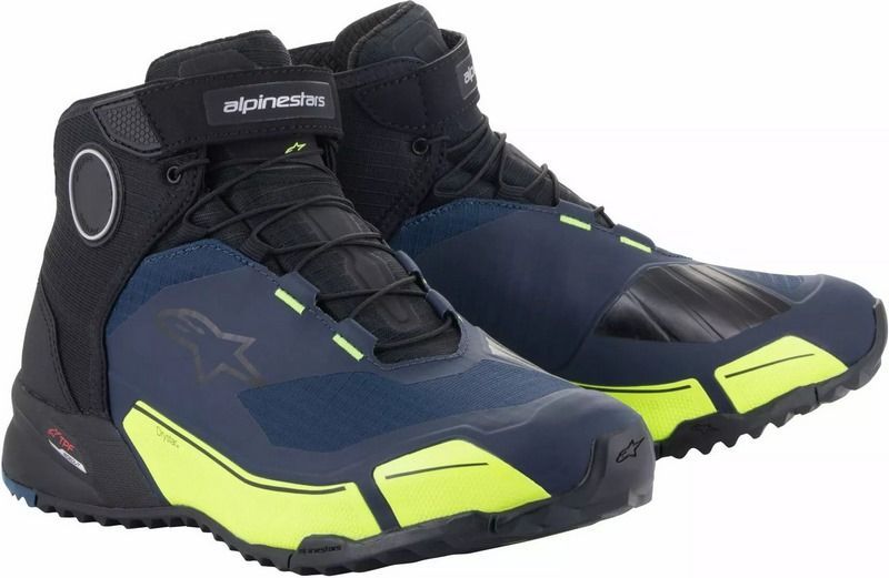 Alpinestars / アルパインスターズ CR-X Drystaru003c!-利用不可文字-!u003e ライディングシューズ ブラック  イエロー  ブルー サイズ 45.5 | 2611820-1705-12