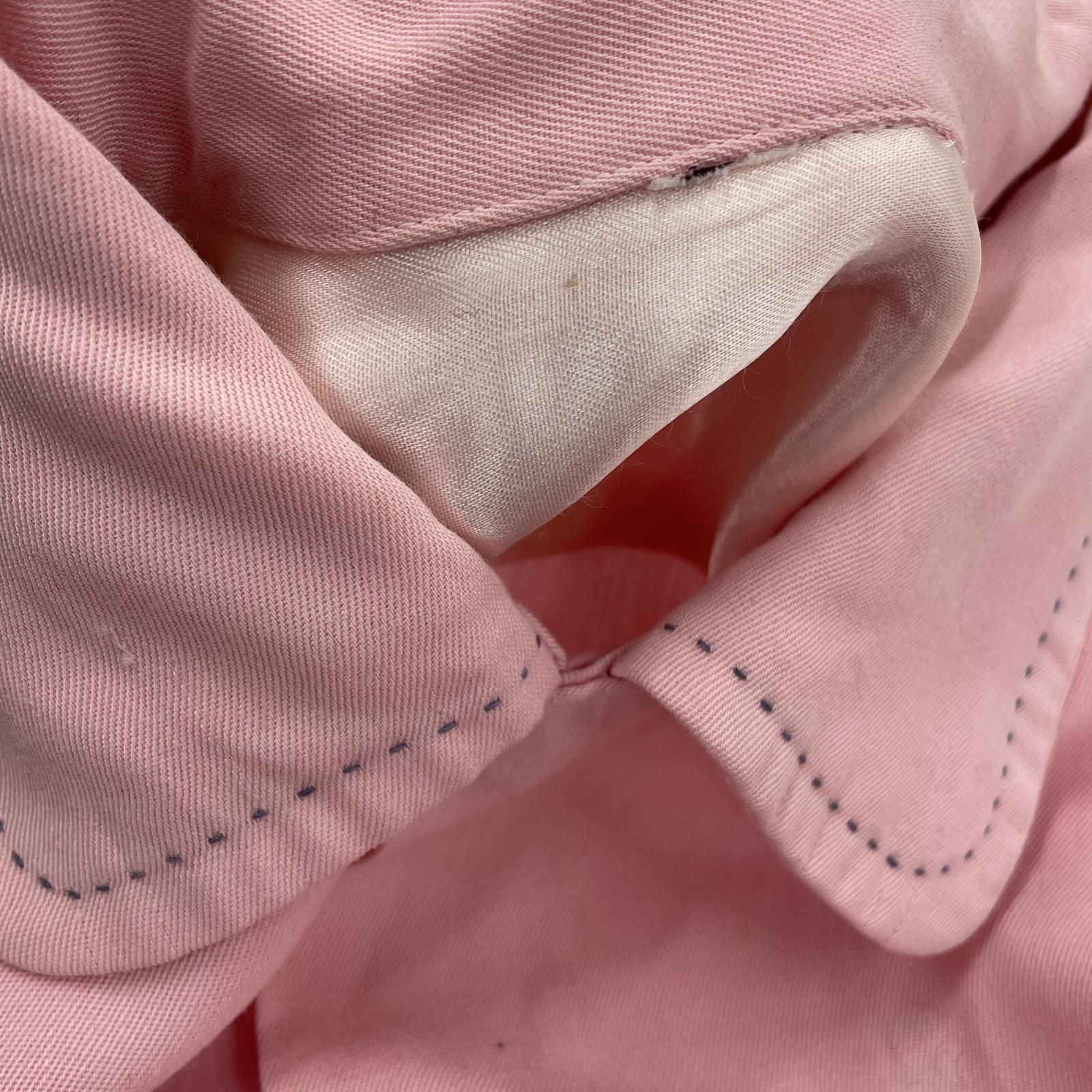 50's vintage レーヨン　ギャバ　開襟シャツ　ハンドステッチ　着画あり 50's vintage レーヨン ギャバ 開襟シャツ ハンドステッチ 着画