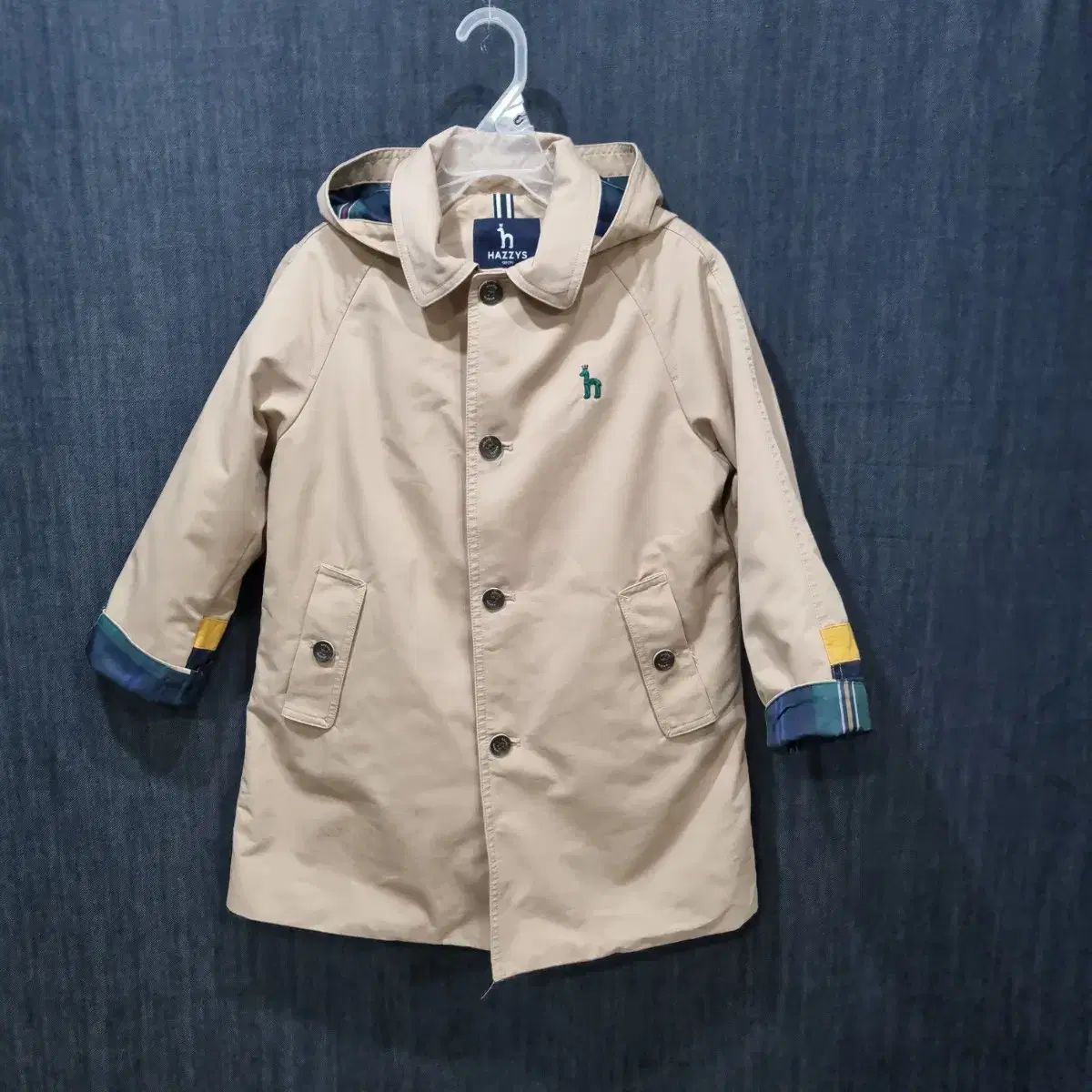 トゥイーン 120 HAZZYS へジス キッズ トレンチコート 041706
