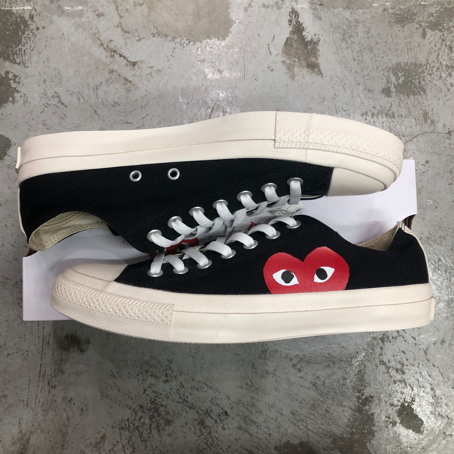 新品 PLAY COMME des GARCONS × Converse コラボ ハート ローカット 