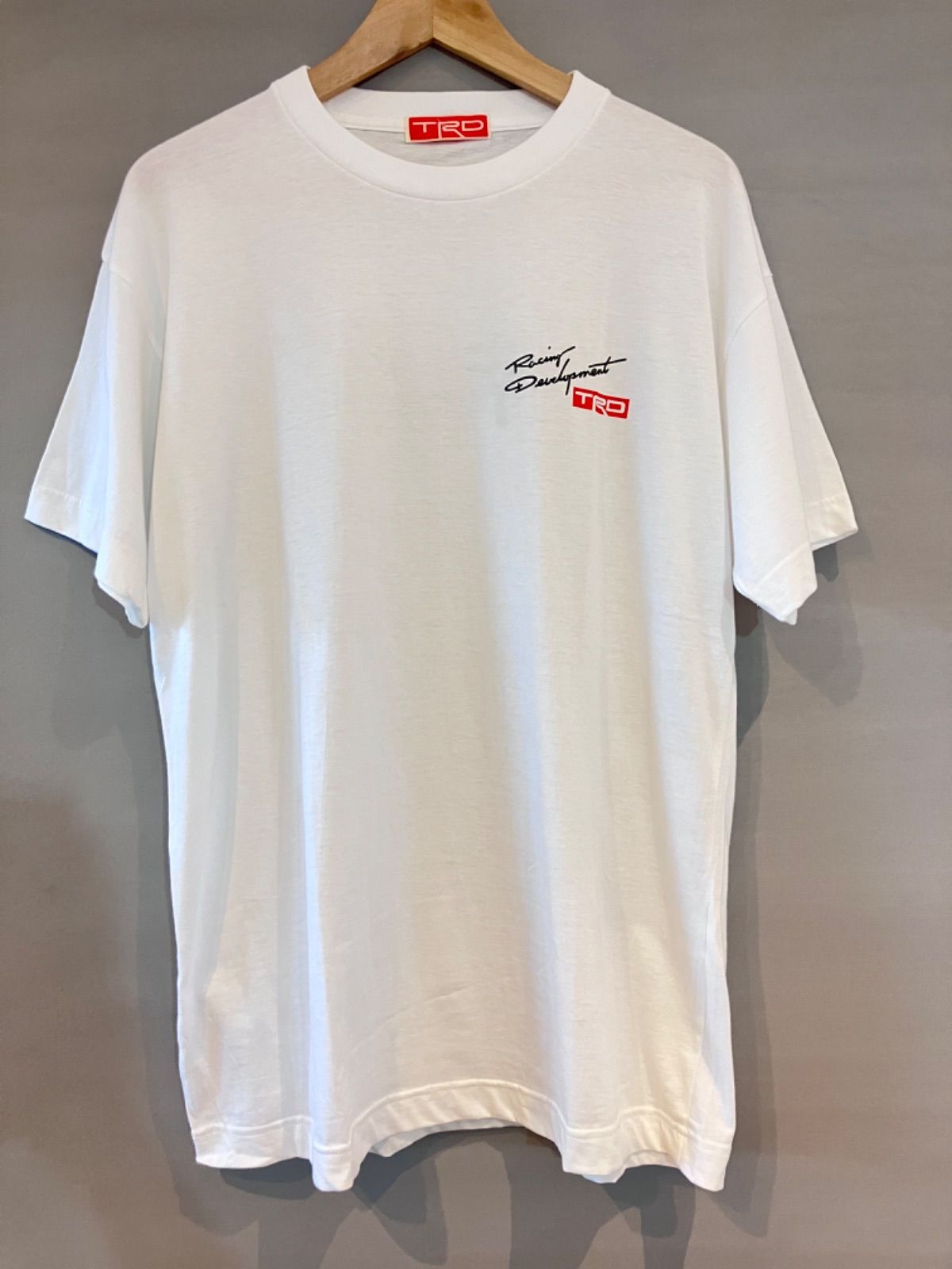 TRD TOYOTA トヨタ レーシング 企業系 Tee Tシャツ 白 フリーサイズ