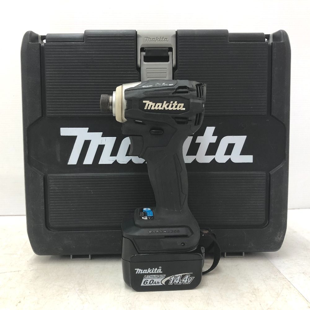makita マキタ 14.4V 6.0Ah 充電式インパクトドライバ ケース 充電器 バッテリ2個セット TD162DRGXB
