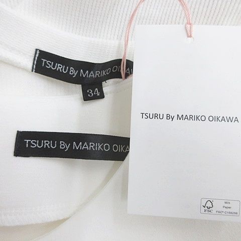 ツルバイマリコオイカワ白ワンピース34サイズ
