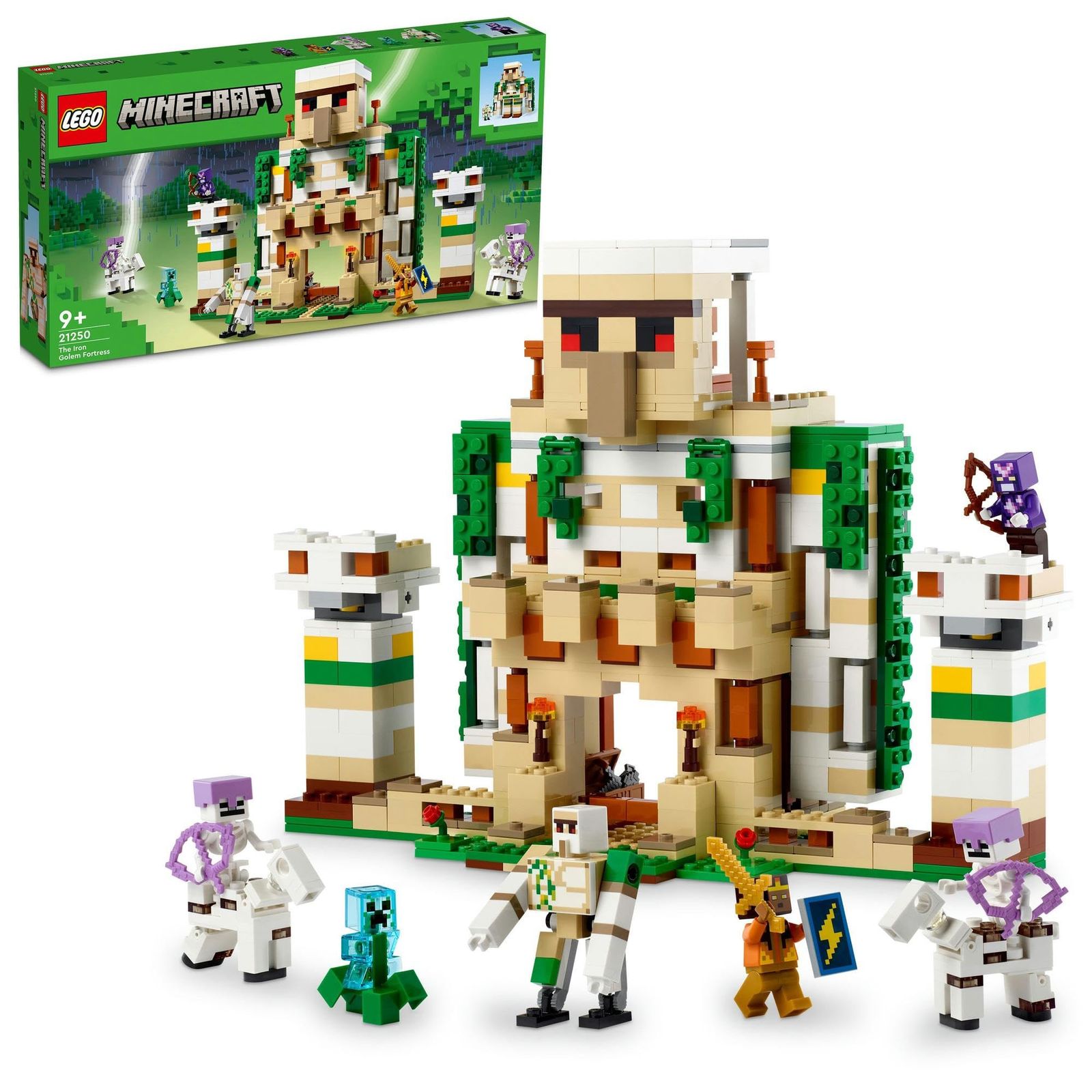 レゴ LEGO マインクラフト アイアンゴーレムの要塞 おもちゃ 玩具 プレゼント 誕生日 ブロック クリスマス 男の子 女の子 子供 9歳 10歳 11歳 小学生 マイクラ Minecraft グッズ 21250 アイアンゴーレムの要塞