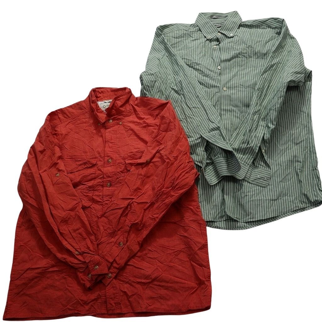 古着卸 まとめ売り アウトドアブランドMIX 長袖シャツ 9枚セット  