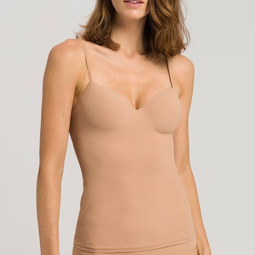 HANRO ハンロ 着ごこちのよさとシルエットが美しい カップ付きインナー ALLURE アリュール 75B UIH015 パウダーピンク 管理番号 735