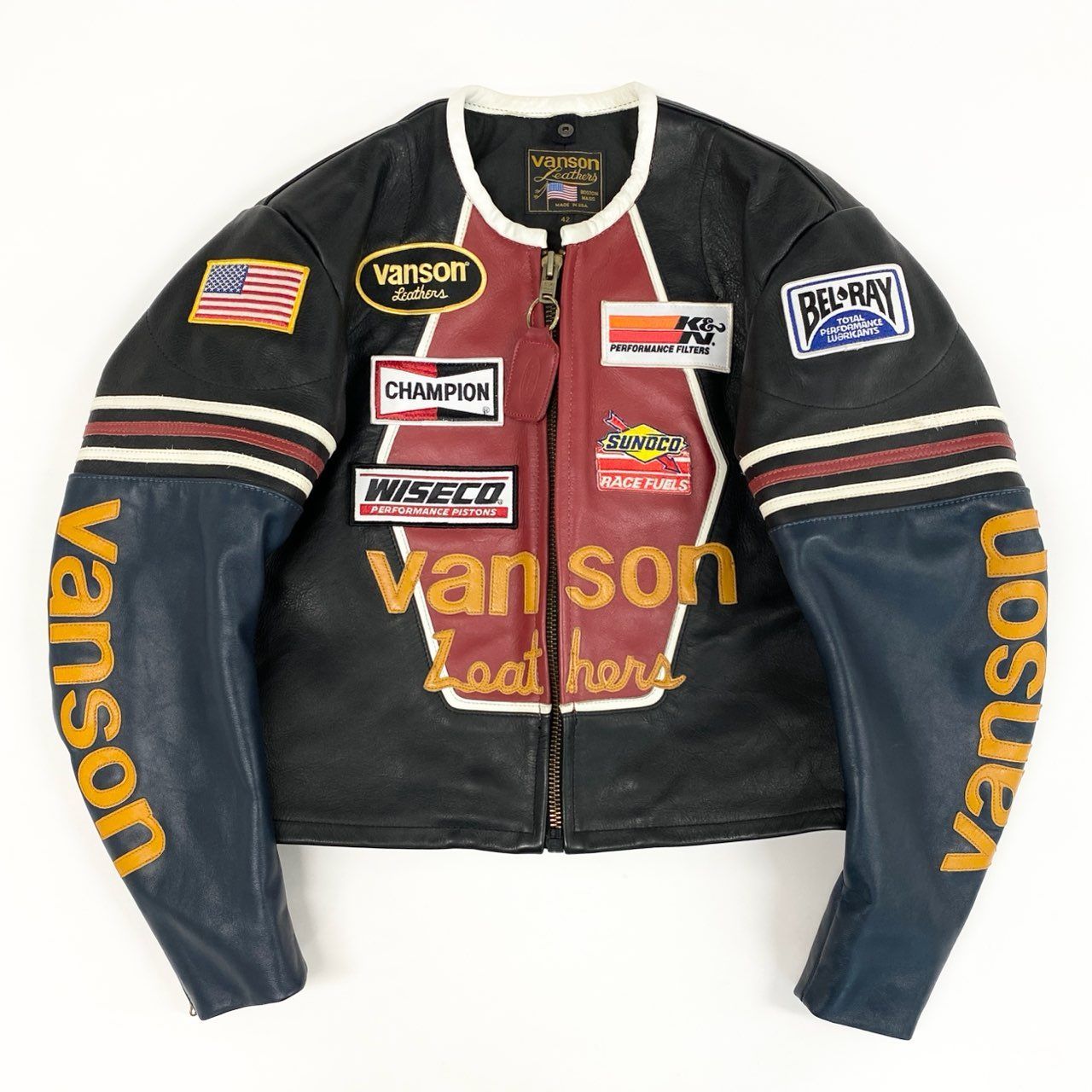 49f2 VANSON バンソン USA製 BOSTON MASS ワンスター シングル