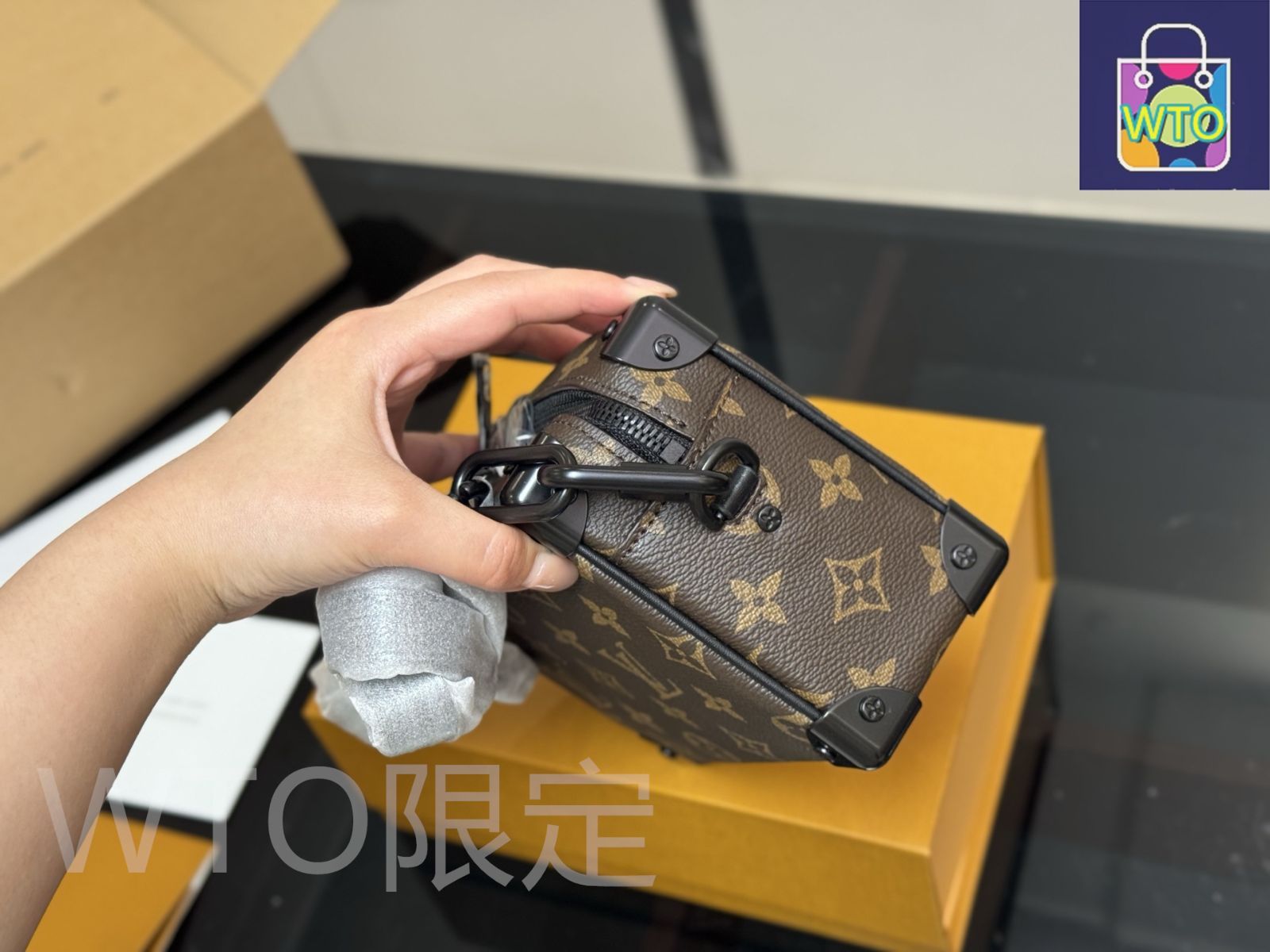 SSQ042 LOUIS VUITTON ルイヴィトン 箱 セット 今日特価】Louis Vuitton ルイヴィトン ミニソフトトランク